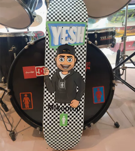 全新未下地专业girl双翘滑板板面，整板性...