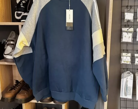 胸围67衣长74男友风中性风男女同款复古学...