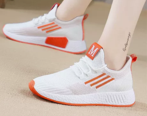 2023年新款网红爆款女鞋春夏透气网鞋百搭...