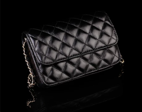 [转卖]avalea 羊皮小香包菱格链条包...