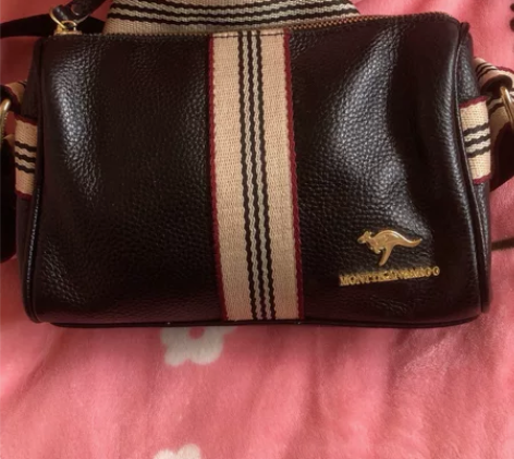 闲置袋鼠真皮女包，质量不错 感兴趣的话点“...