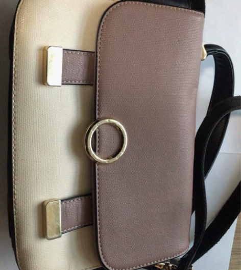 单肩斜挎小包女韩版潮时尚撞色小方包手提马鞍...