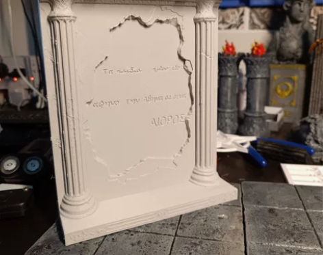 【原创】射手座遗言墙圣斗士星矢造景摆件配件...