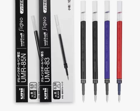 日本进口三菱K6笔芯UMR-83/85N按...