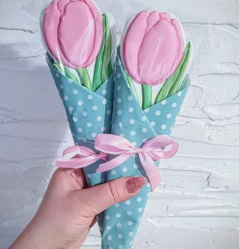 全新 立体糖霜饼干模具3件 郁金香大号 i...