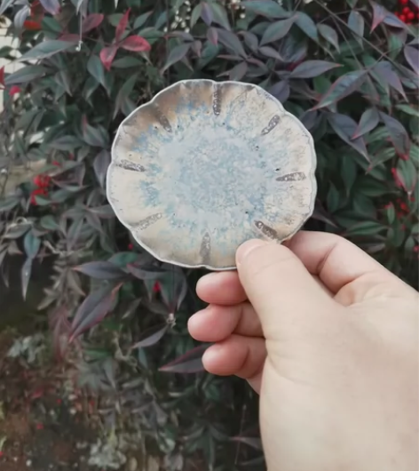 景德镇侘寂风陶瓷小茶托杯碟28元一个 江浙...