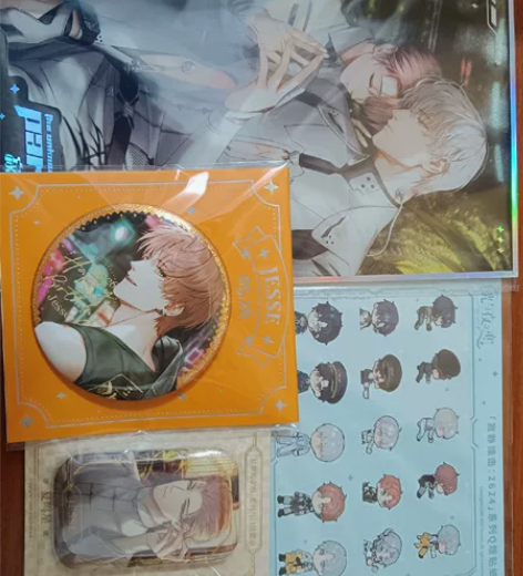 光与夜之恋长梦烬余痕系列夏鸣星马口铁徽章1...