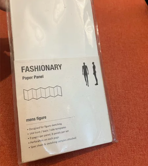 Fashionary的服装设计绘图纸卡纸，...