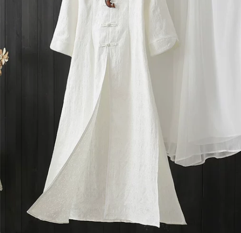 服装中式 禅服女春秋改良旗袍中国风文艺复古...