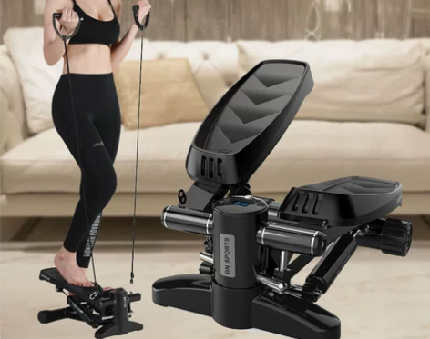 踏步机女家用静音减肥神器原地登山脚踏机运动...