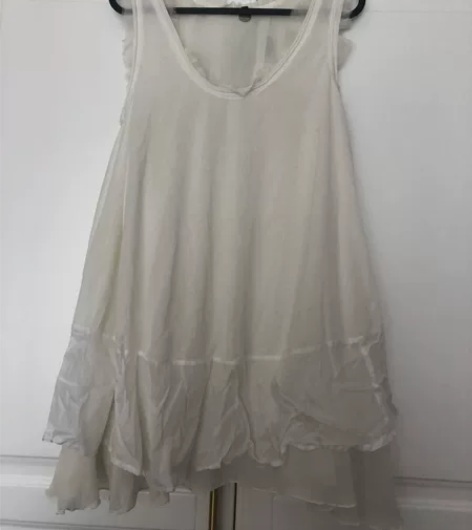 名媛淑女可爱风后背系蝴蝶结蓬蓬3层拼纱无袖...