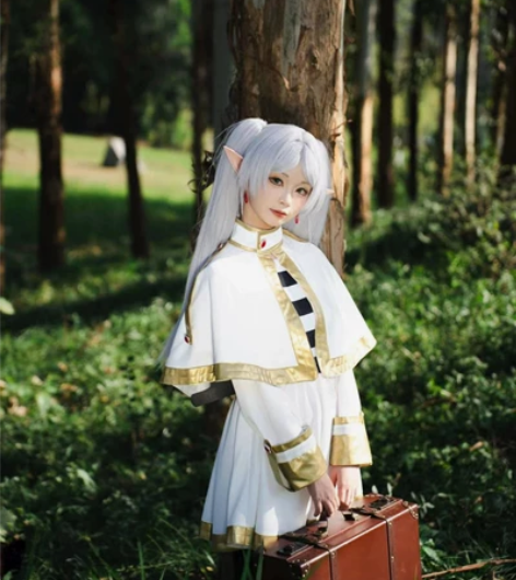 漫路人新番葬送的芙莉莲cos服 魔法使精灵...
