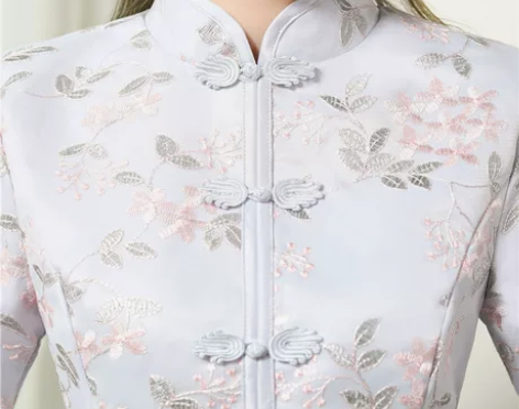 ?秋冬新款中式伴娘服长款伴娘团姐妹裙保守保...