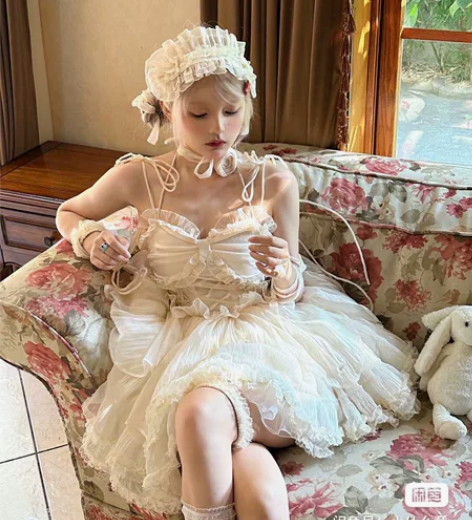 全新 熊啃猪蹄落暮蔷薇二团夏日温柔芭蕾原创...