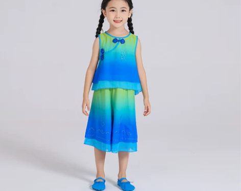 少儿群舞我还小演出服道具蒲扇童忆舞蹈服多想...