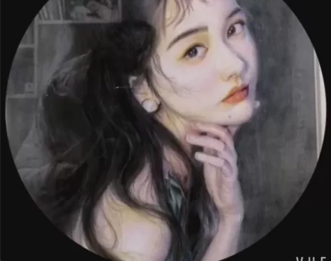 纯手工彩铅人物画8k纯手工描绘!带进口实木...