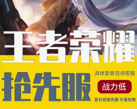 王者荣耀抢先服号 高金币，满铭文，满等级，...