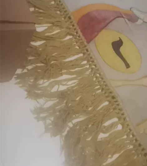 织毛毯工艺美术挂画，画面尺寸：117.5*...