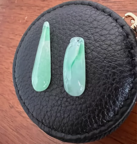 [超便宜]天然翡翠甜绿福瓜，有证书，标价是...
