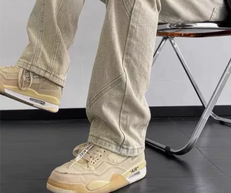 2023新款高街美式vibe裤子男女潮牌复...