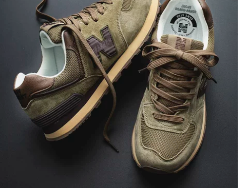 新百伦 真皮旗舰店官方正品574复古百搭休...