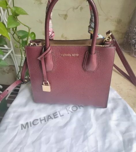 处理二手闲置MK酒红小号mercer，实物...