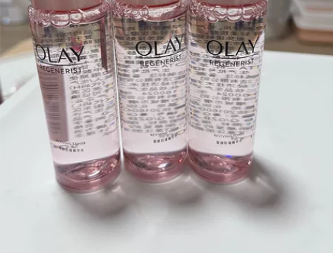 OLAY玉兰油桃花水新生塑颜粉璨精华水桃花...