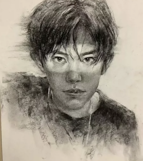 素描手绘代画定制  帮人代画   画真人照...