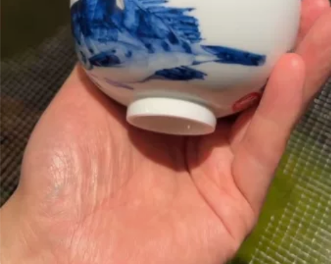 青花手绘主人杯 景德镇烧制 每一个都是孤品...