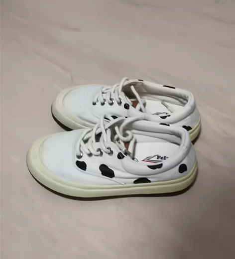 feiyue/飞跃奶牛帆布鞋女馒头鞋 20...