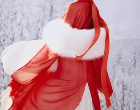 ?【上新价】红色魏晋古风武侠古装汉服女款中...