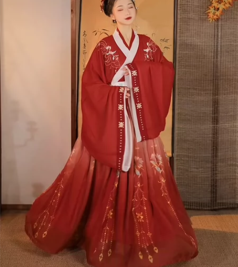 【低价出】云芳晴绾星辰汉服女中国风交领齐腰...