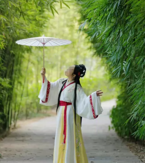 笑寒千韵岗原创汉服女春夏季中国风晋制糯裙十...