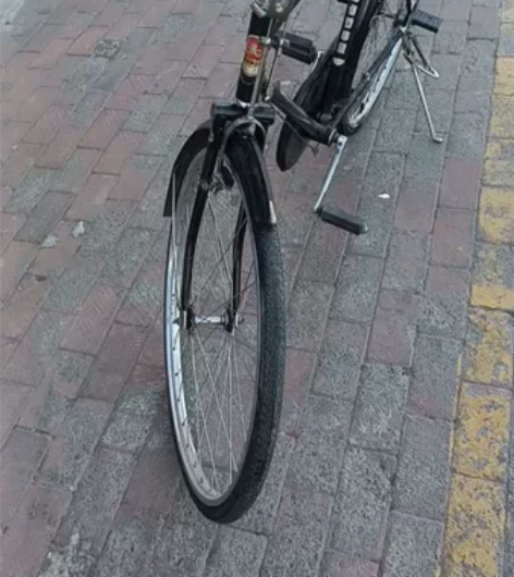 老式永久26自行车 老物件 骑行轻便带...