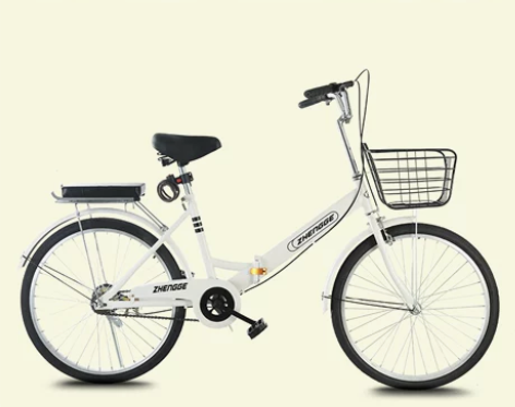 自行车折叠女款轻便男士成人上班实心胎22寸...