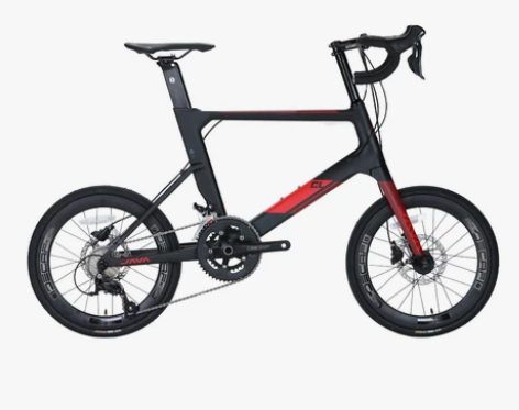 JAVA小轮径碳纤维小轮车公路自行车变速双...