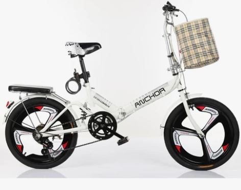 飞鸽铁锚折叠自行车成年男女小型单车20寸超...
