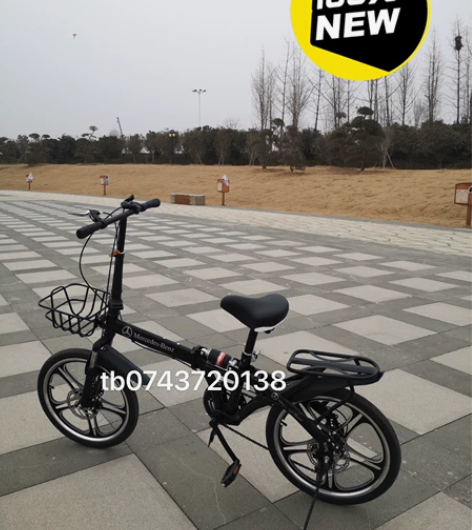 折叠自行车20寸女式超轻便携成年变速一体轮...