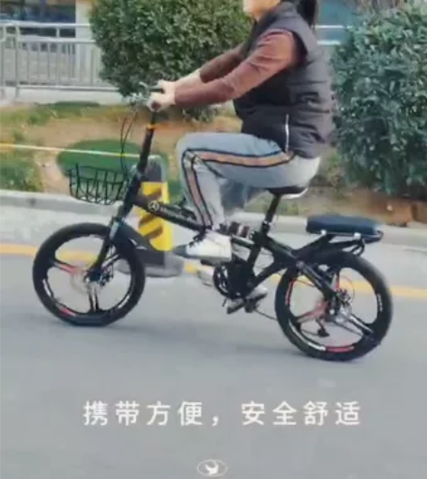 [房租到期]奔驰折叠自行车20寸变速单车双...