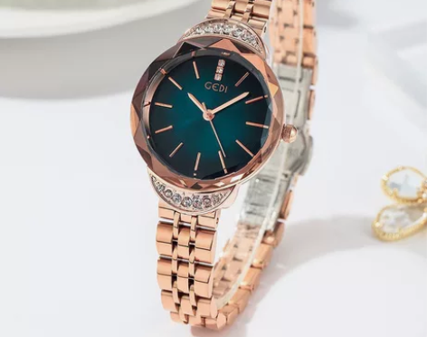不换只出 歌迪新款时尚ins网红女士手表镶...
