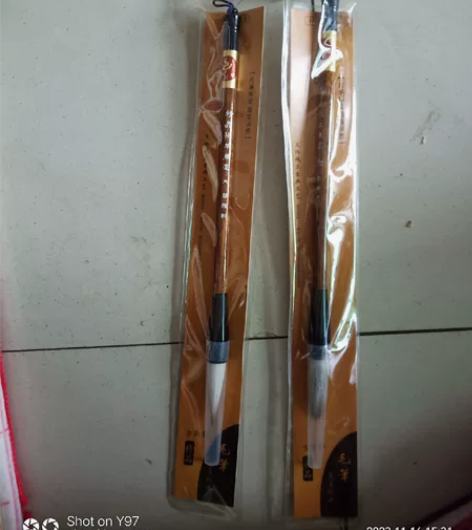 华雅轩精品狼豪兼羊毫毛笔大号，不掉毛不开叉...