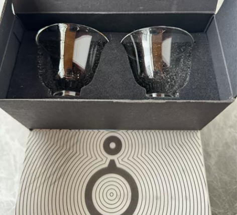 【不觉堂】高透玻璃茶杯2只装 提示：瓷器为...