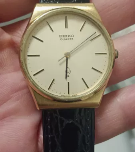 古董精工seiko，石英手表，sgp包金，...