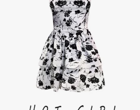 法式挂脖连衣裙女夏季新款露背辣妹碎花裙纯欲...