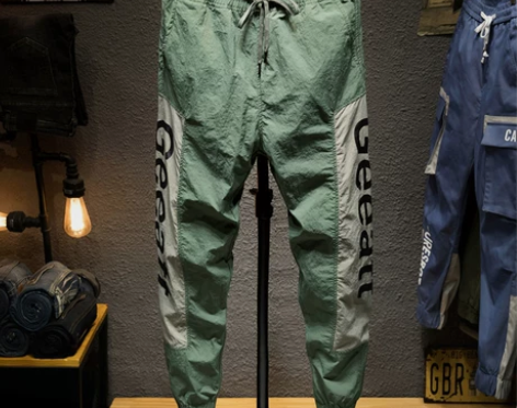 2022夏季薄款新款休闲运动裤男士速干九分...