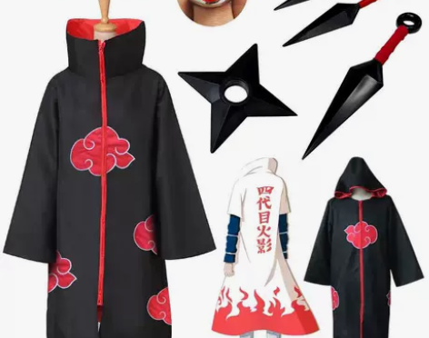 火影忍者晓组织衣服宇智波鼬披风cospla...