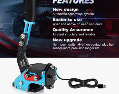 pc漂移手刹赛车steam游戏手刹 USB...