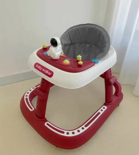 婴儿学步车车身高度多档调节避免O型腿适用6...