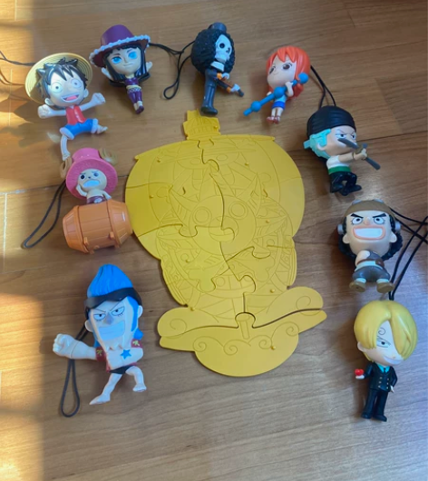 2013 麦当劳海贼王 功能完好 有点年代...