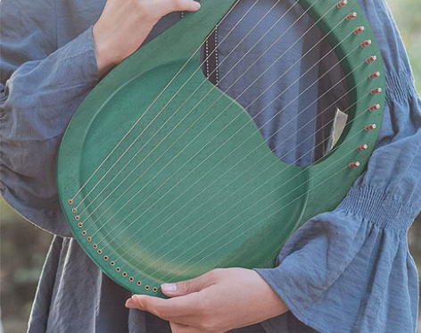 小竖琴19弦便携式莱雅琴男女初学者16弦小...